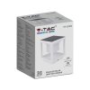 Słupek ogrodowy solarny V-TAC 2W LED czujnik ruchu IP65 biały VT-11022 3000K 90lm 3 lata gwarancji
